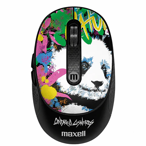 Inalámbrico Mickey Mouse Wild 4000DPI Usb/usb-c Panda Celeste Maxell Diseño