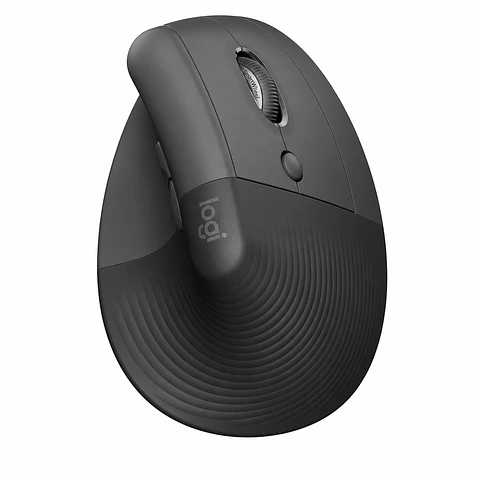 Mouse Logitech Lift Graphite Ergonómico Vertical - 910-006466