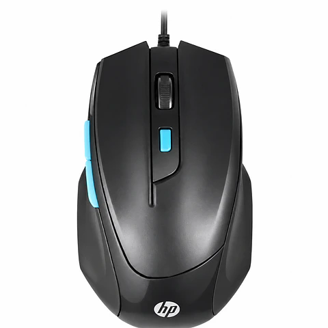 Mouse Gamer Óptico HP M150 Negro USB 6 Botones