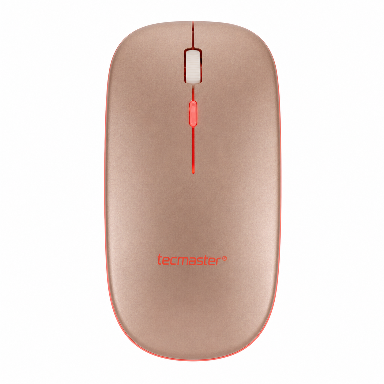 Mouse Inalámbrico Tecmaster Slim TM-100516-PK Rosado Dual Recargable 1