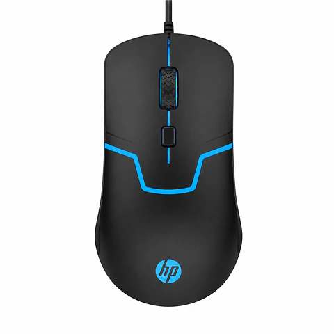 Mouse HP Gamer M100S Alámbrico 5 Botones Black