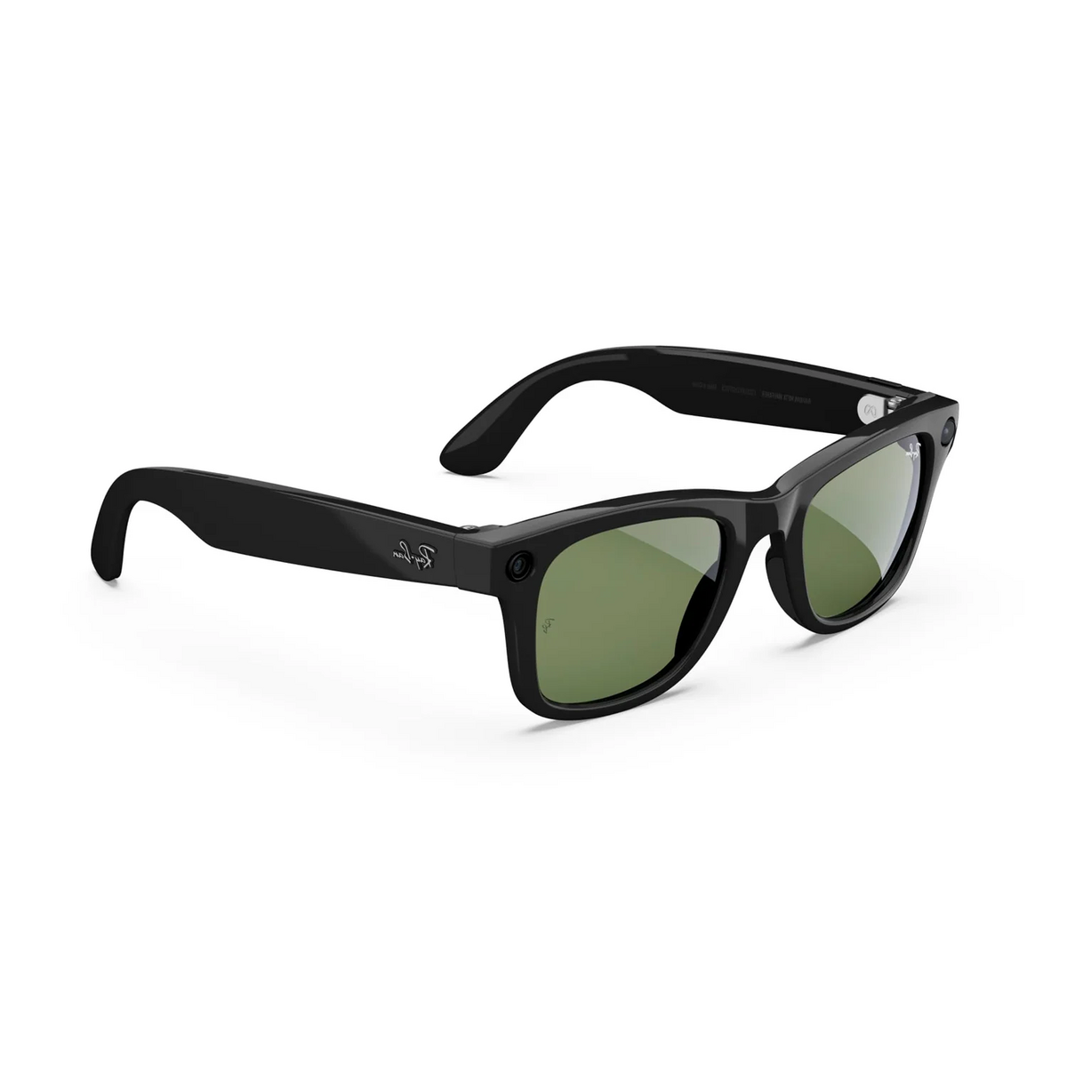 Lentes inteligentes Ray-Ban Meta Gen 1 Shiny Black con cristales G-15 Green 3