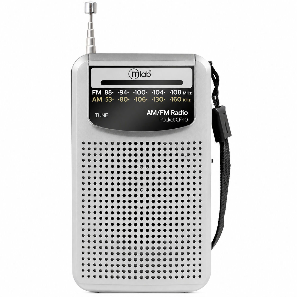  RADIO RETRO PORTATIL CF-10 SILVER MLAB 1