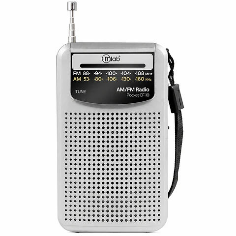  RADIO RETRO PORTATIL CF-10 SILVER MLAB