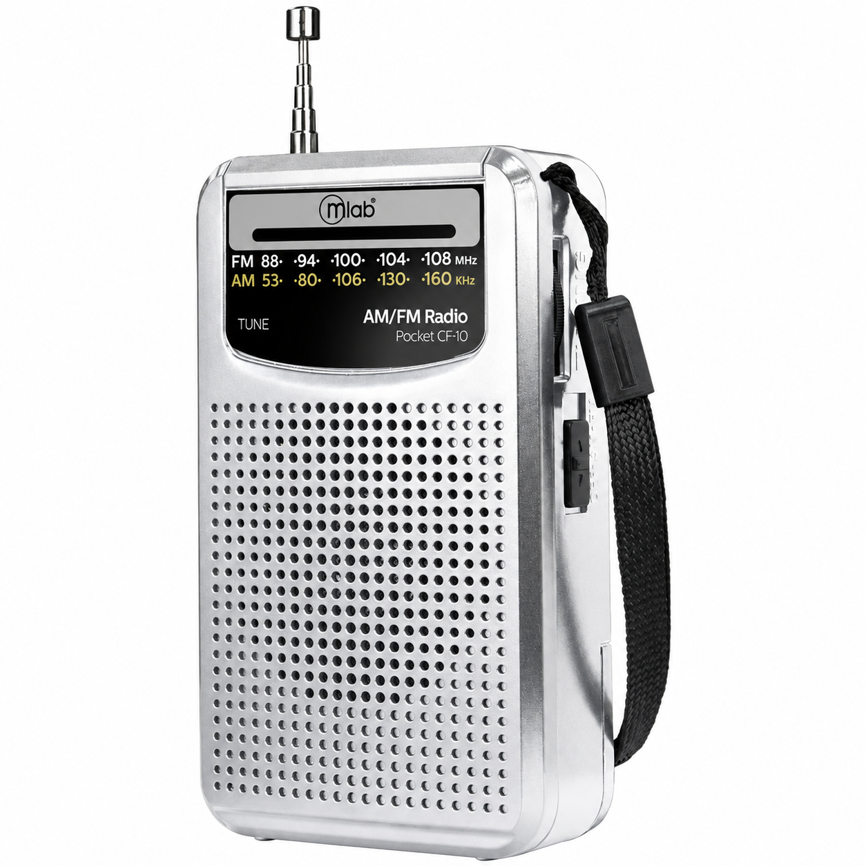  RADIO RETRO PORTATIL CF-10 SILVER MLAB 2
