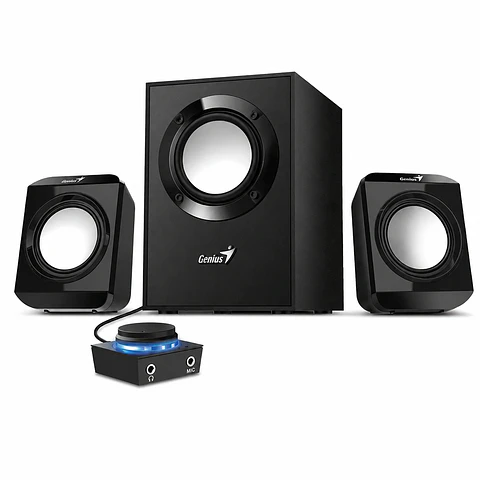 Parlantes para PC Genius SW-2.1 300 II 10W con Subwoofer Negro