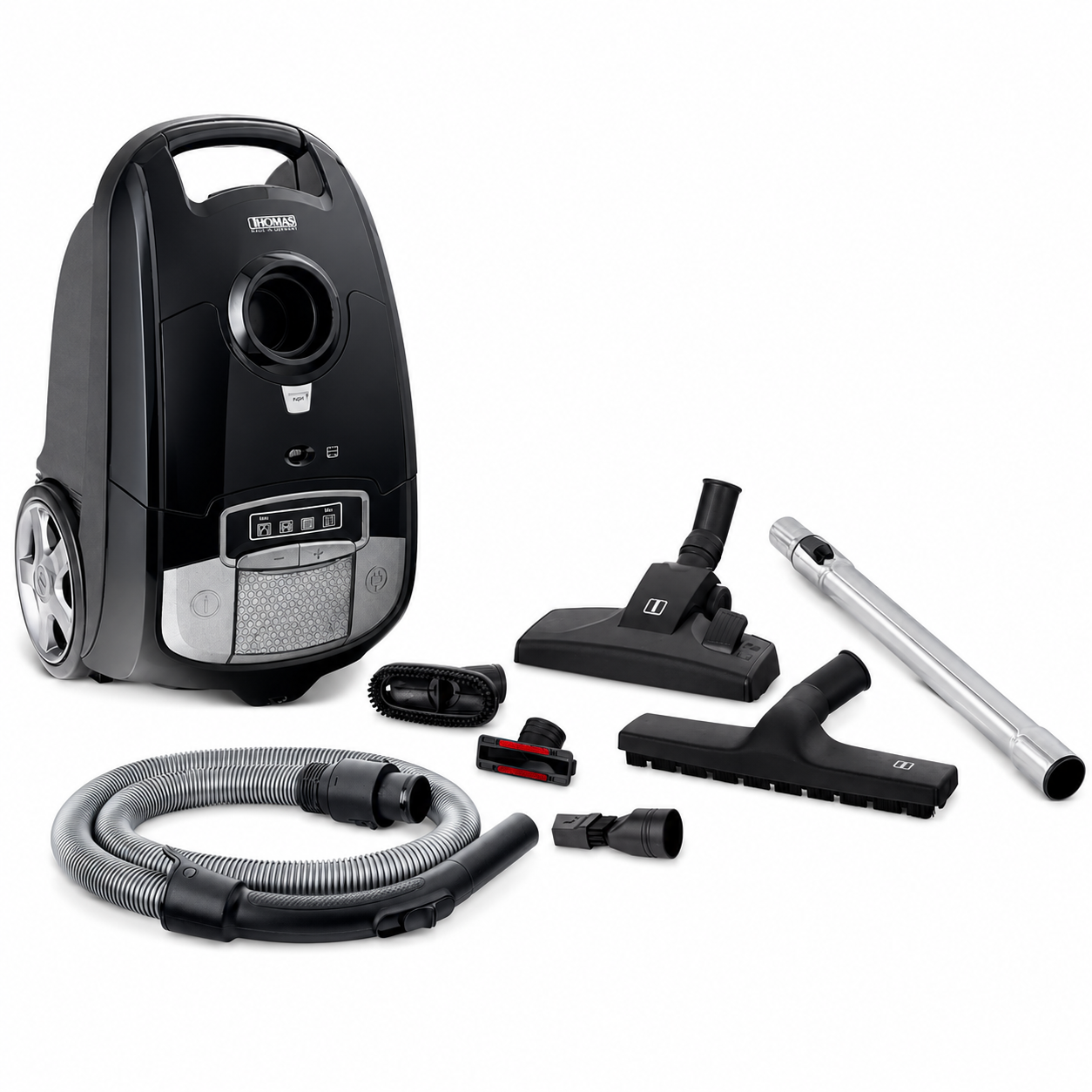 Aspiradora de arrastre Thomas TH-2230 2200W Silent Plus con filtro HEPA – Negra 3