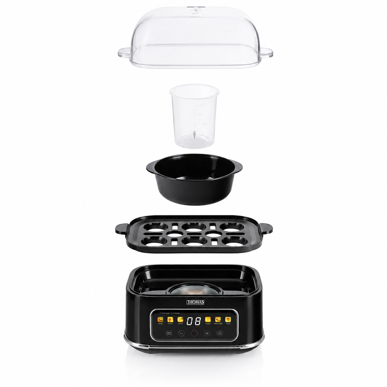 Cocedor de Huevos Digital Thomas TH-85DC Touch DigitalPro 6 – 380W 2