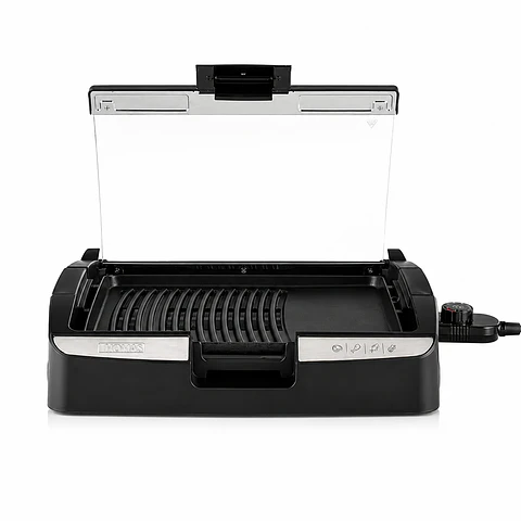 Parrilla Eléctrica Thomas TH-224 1500W con Tapa de Vidrio