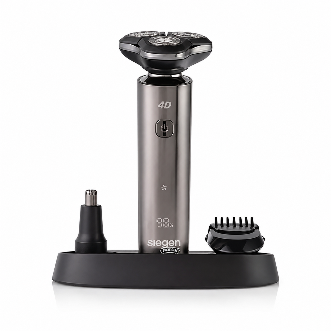 Afeitadora Eléctrica Siegen Barba Clan SG-7220 One Shave Max 3 en 1 Wet & Dry 1