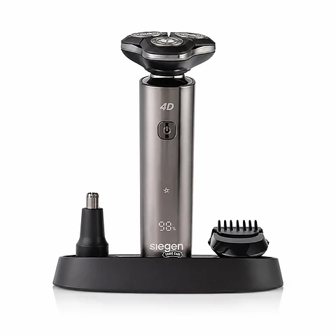 Afeitadora Eléctrica Siegen Barba Clan SG-7220 One Shave Max 3 en 1 Wet & Dry