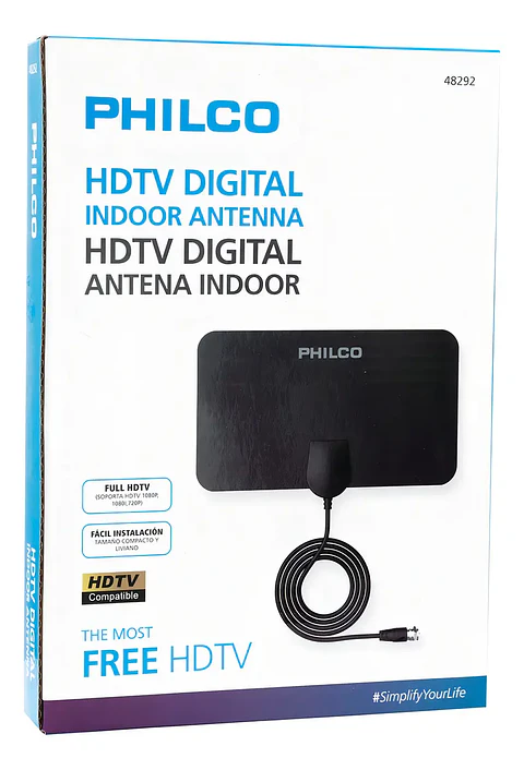 Antena TV Digital Philco TVD-31PLC48292 HDTV Plana de Alta Definición