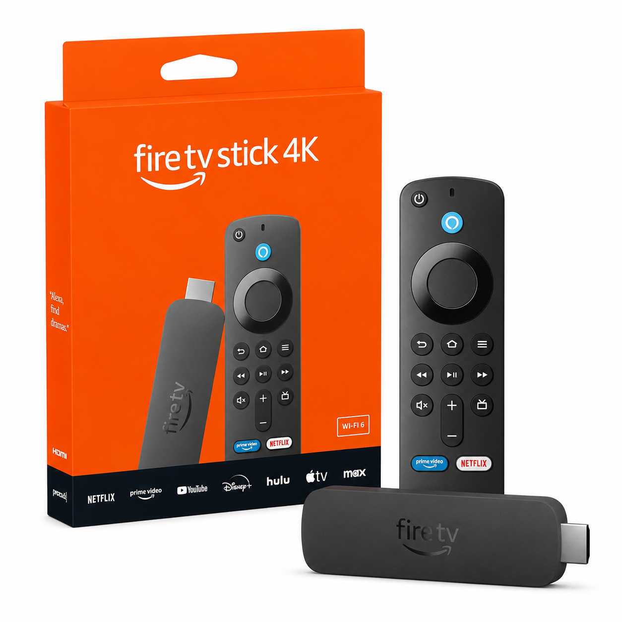Amazon Fire TV Stick 4K 2da Generación con Alexa Voice Remote y Wi-Fi 6 – Negro 1