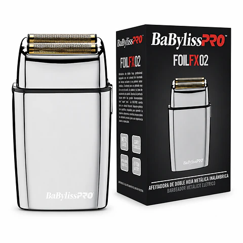 Afeitadora Inalámbrica BaBylissPRO FOILFX02 BFS2UZ Doble Lámina – Silver