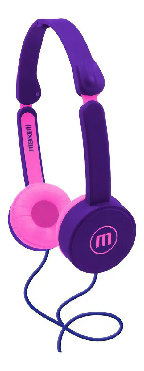 Audífonos para Niños Maxell KZ-13 Violeta con Conector 3.5 mm 1