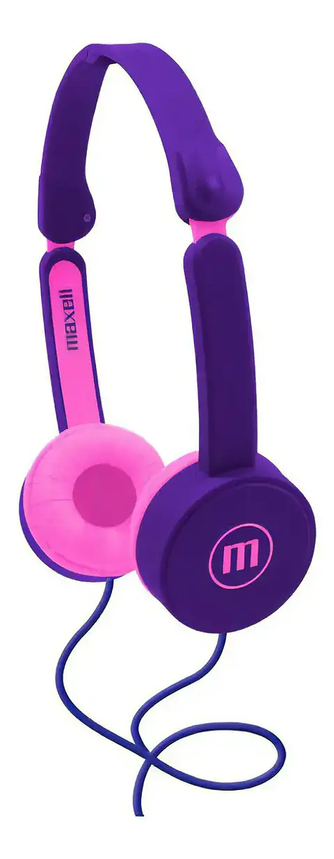 Audífonos para Niños Maxell KZ-13 Violeta con Conector 3.5 mm