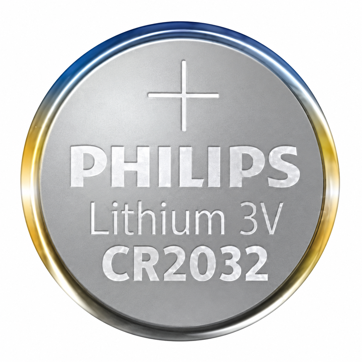 Pila Botón Philips CR2032 3V Litio 1