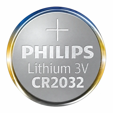 Pila Botón Philips CR2032 3V Litio