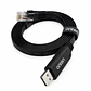 Cable de Consola ONTEN OTN-UA21 USB-A a RJ45 1,5 m – Negro - Miniatura 1