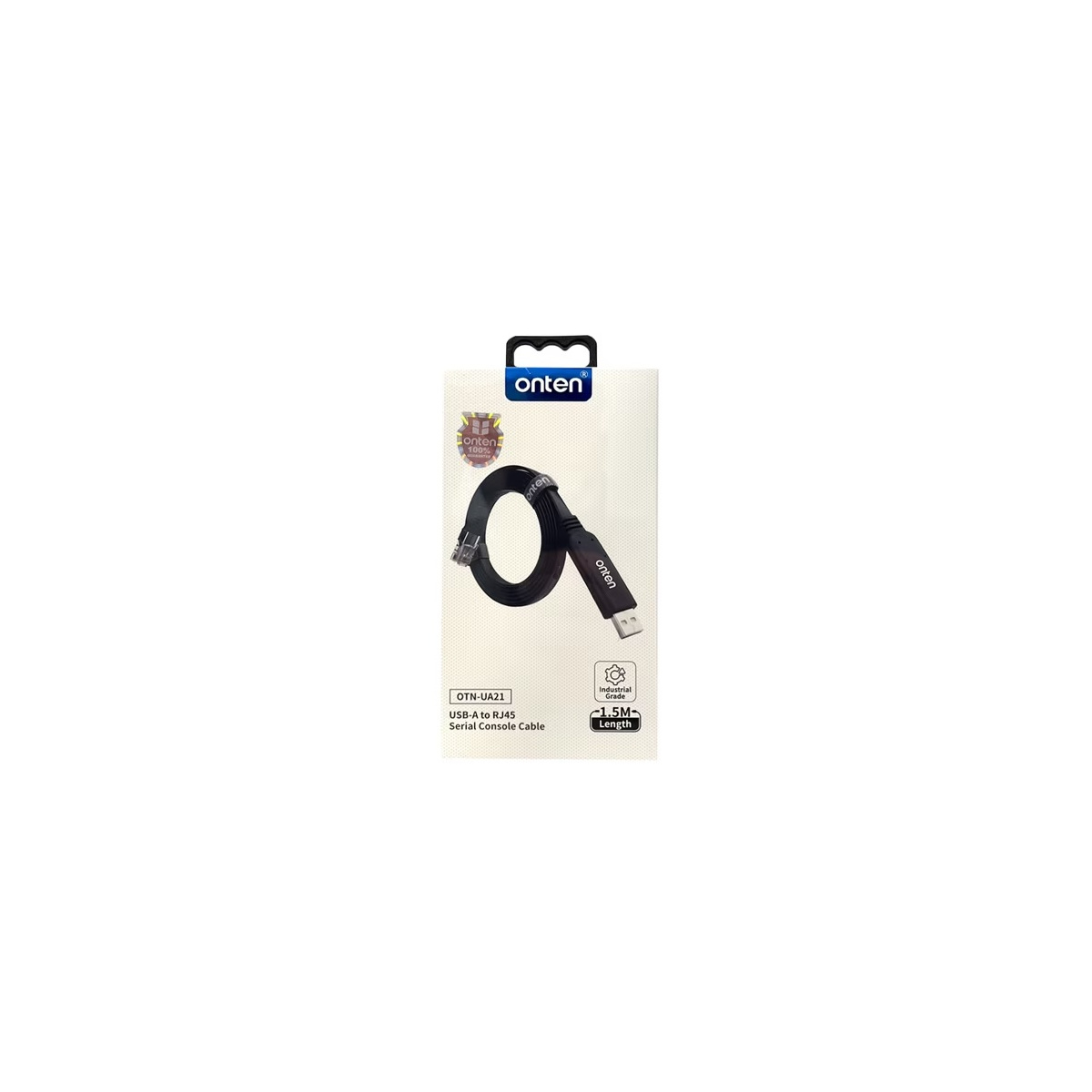 Cable de Consola ONTEN OTN-UA21 USB-A a RJ45 1,5 m – Negro 2