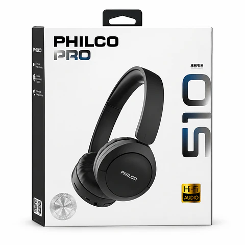 Audífonos Bluetooth Philco EL510B Negro