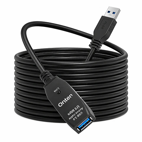 Cable Extensión Activa USB 3.0 Onten OTN-US207 con Chip – 10 Metros