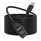 Cable Extensión Activa USB 3.0 Onten OTN-US207 con Chip – 10 Metros - Miniatura 1