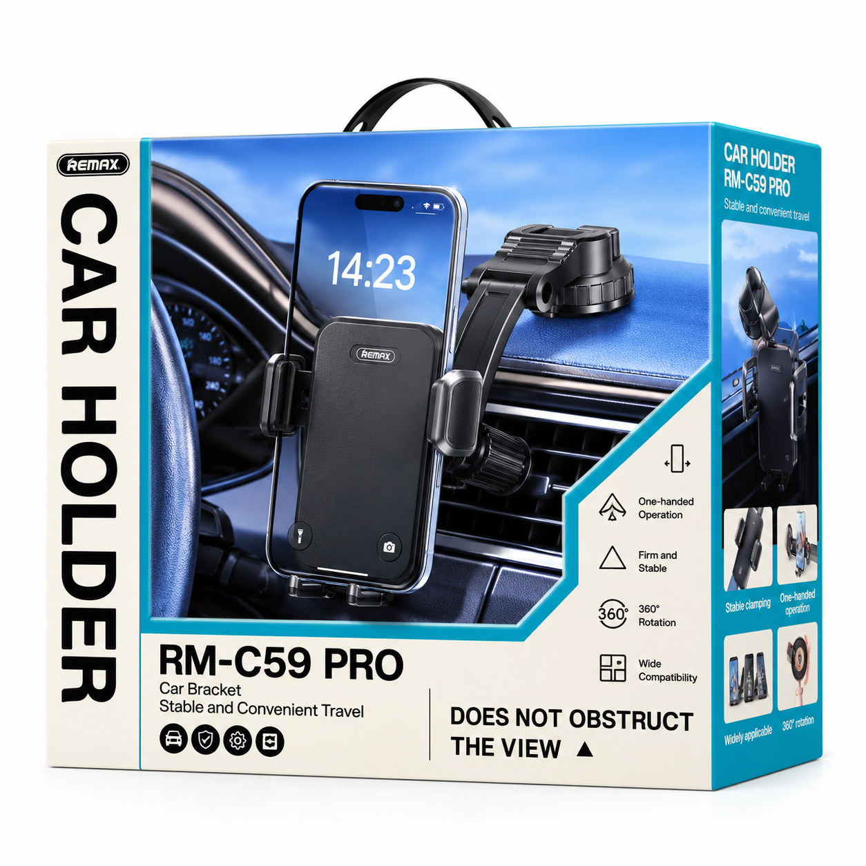 Soporte para Coche Remax RM-C59 Pro Black 2