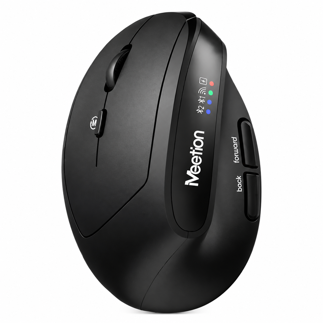 Mouse Ergonómico Inalámbrico Meetion BTM008L para Zurdo Dual Mode Negro 1