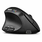 Mouse Ergonómico Inalámbrico Meetion BTM008L para Zurdo Dual Mode Negro - Miniatura 2