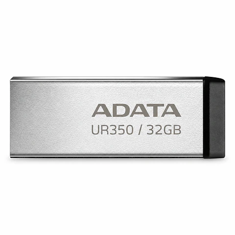 Pendrive ADATA UR350 32GB USB 3.2 Gen 1 Metálico Negro