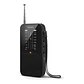 Radio Portátil Philips TAR1509 AM/FM con Antena Telescópica y Entrada para Audífonos – Negro - Miniatura 3