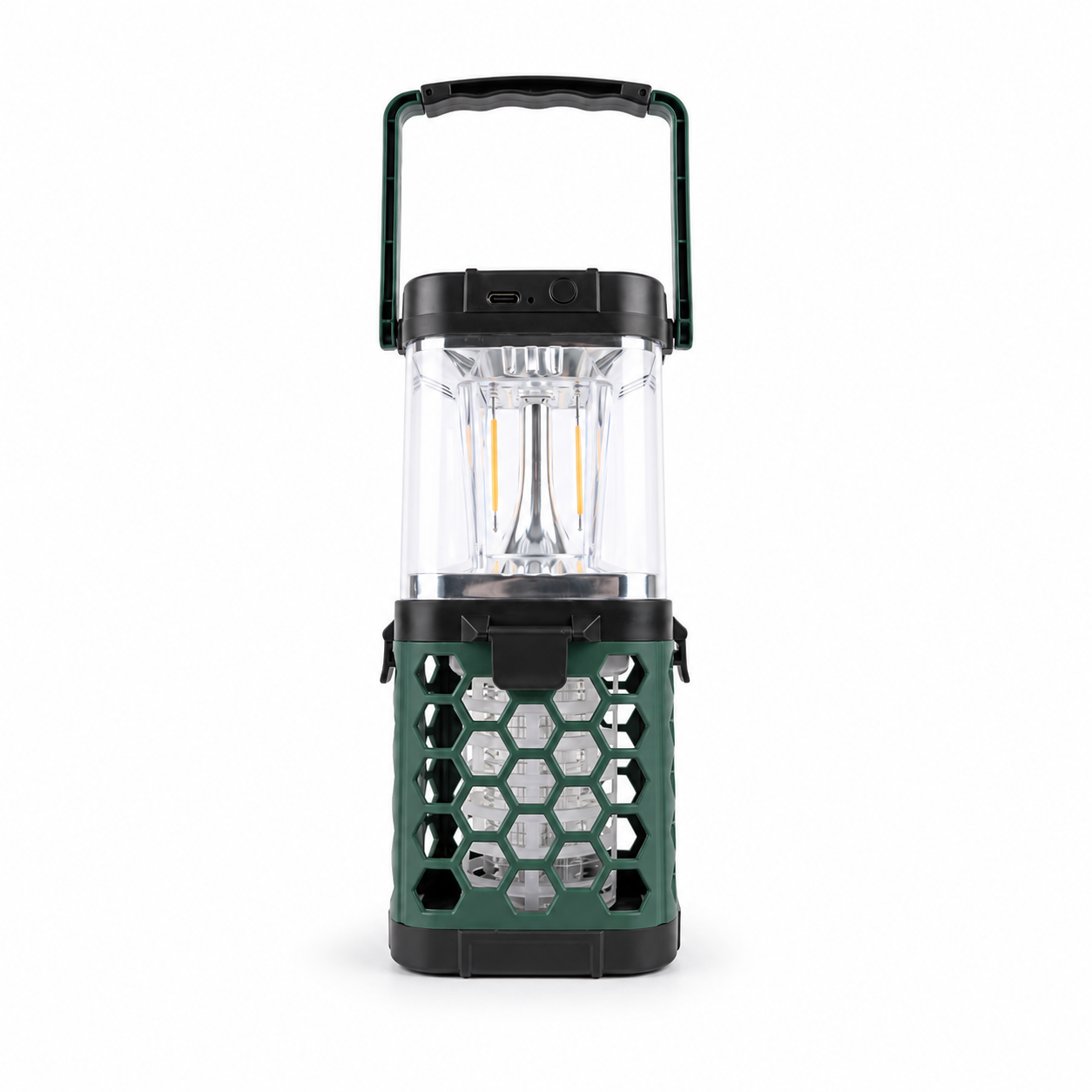 Lámpara Solar LED Recargable Powerlab 9723 600 Lúmenes 5W Atrapa Mosquitos USB-C – Negra 2