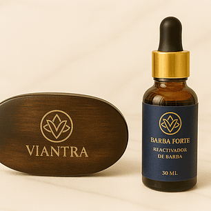 Viantra Barba Forte + Cepillo de Cerdas de Jabalí
