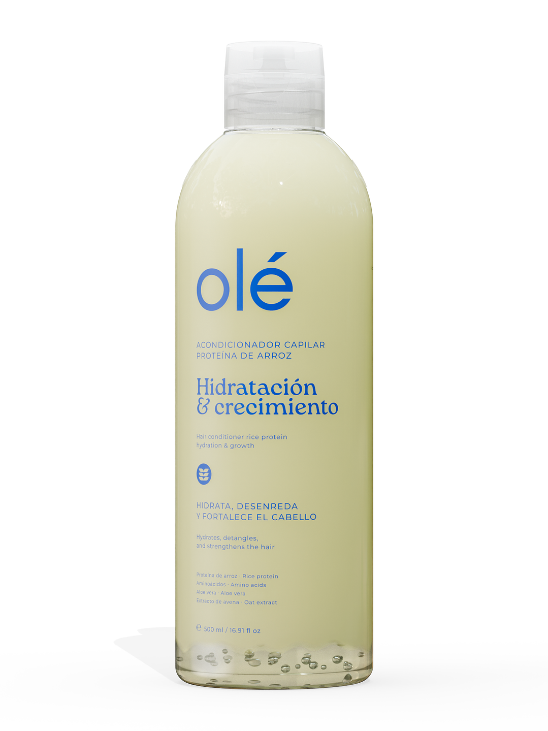 Acondicionador Capilar Proteína de Arroz Hidratación y Crecimiento – Olé Capilar 1