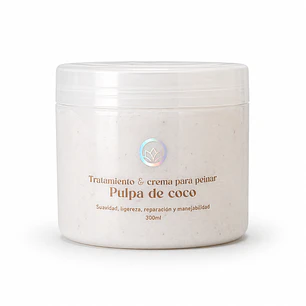 Tratamiento Capilar y Crema para Peinar Pulpa de Coco Hidratación y Nutrición - Olé Capilar