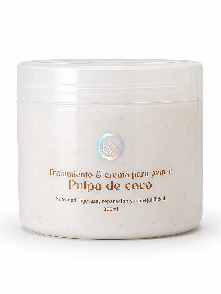 Tratamiento Capilar y Crema para Peinar Pulpa de Coco Hidratación y Nutrición - Olé Capilar 1