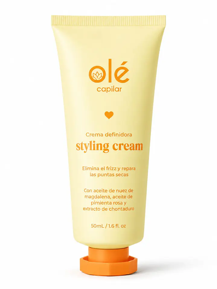 Crema Definidora Anti-Frizz de Nuez del Magdalena – Olé Capilar 1