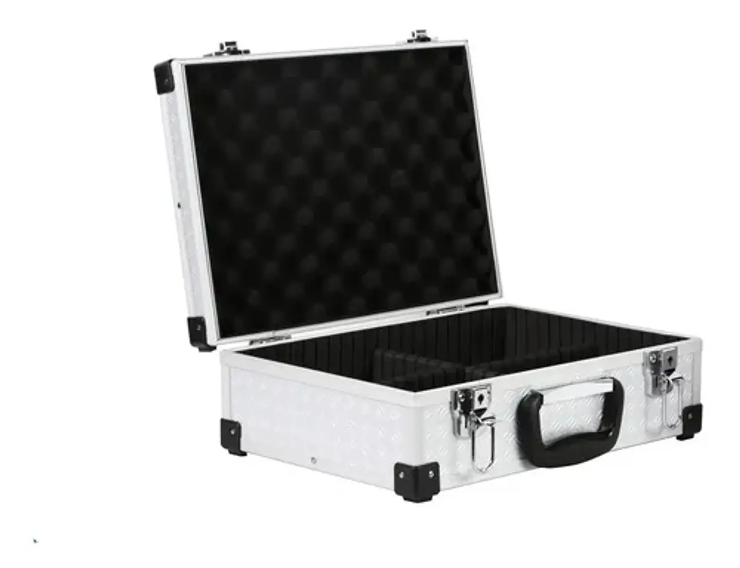 Caja De Herramientas Aluminio Redline F-5335b 4 Compartimentos Negro/plateado 1