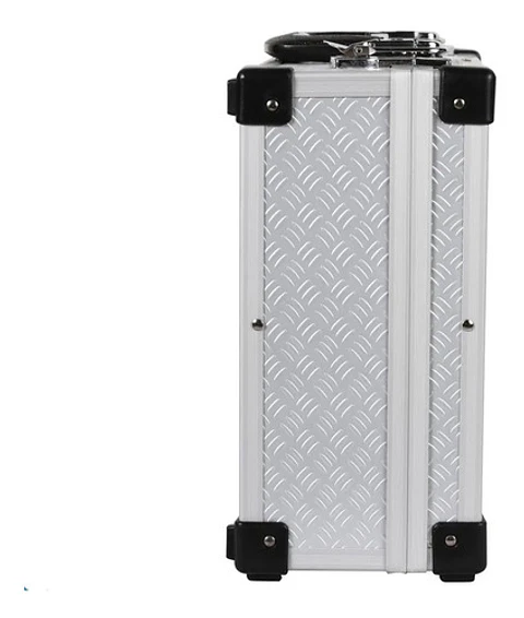 Caja De Herramientas Aluminio Redline F-5335b 4 Compartimentos Negro/plateado