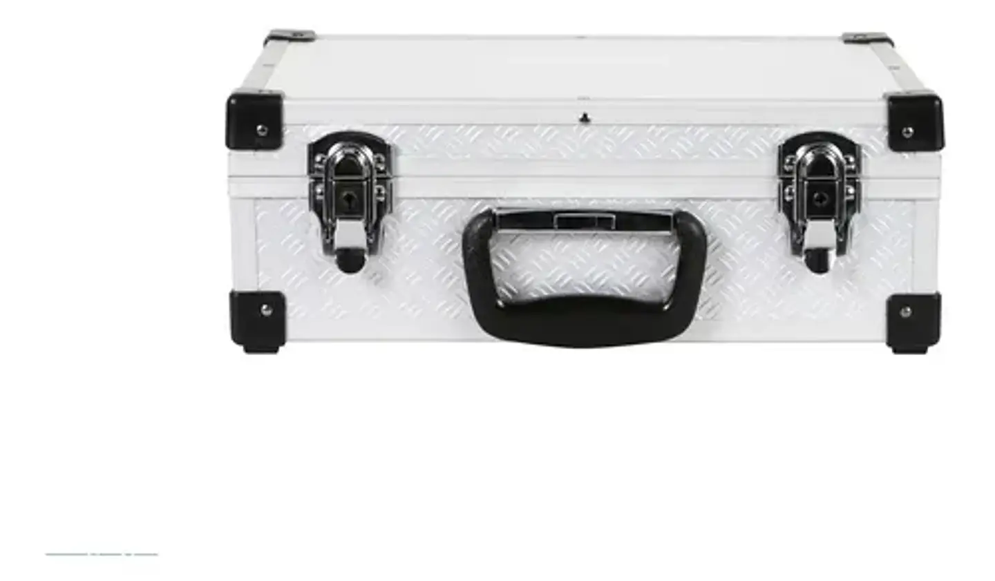 Caja De Herramientas Aluminio Redline F-5335b 4 Compartimentos Negro/plateado 4