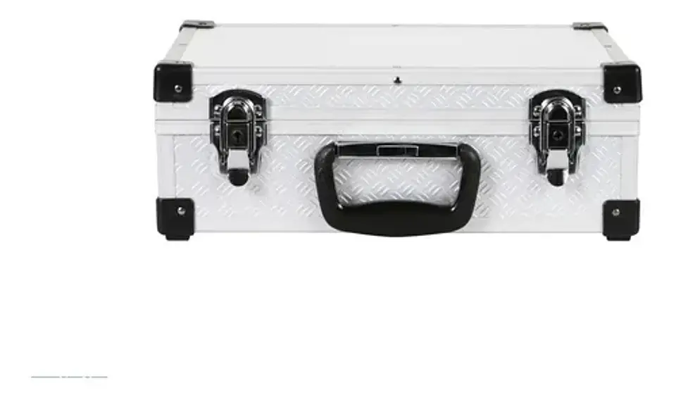 Caja De Herramientas Aluminio Redline F-5335b 4 Compartimentos Negro/plateado 4