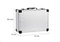 Caja De Herramientas Aluminio Redline F-5335b 4 Compartimentos Negro/plateado - Miniatura 8