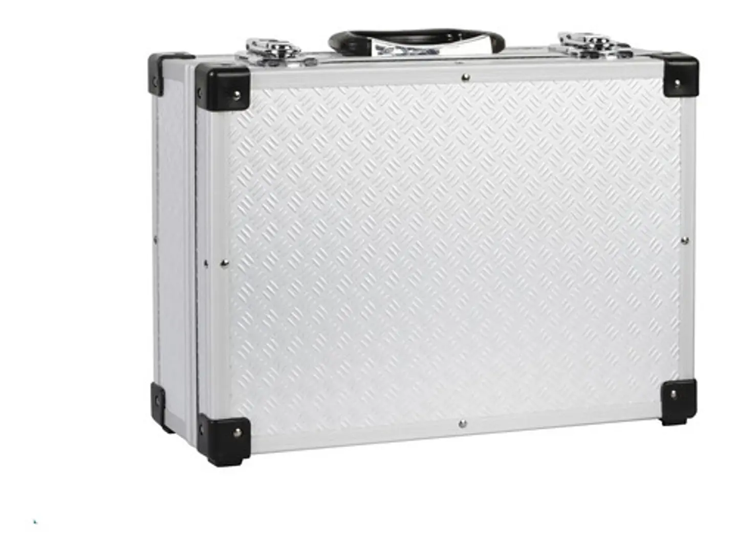 Caja De Herramientas Aluminio Redline F-5335b 4 Compartimentos Negro/plateado 9