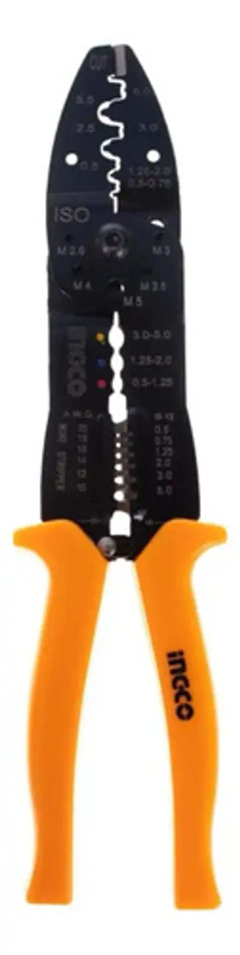 Alicate Terminales Pelacables Industrial Ingco 254mm Hwsp101