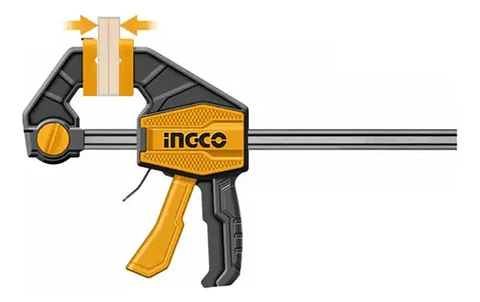 Prensa Sargento Rapida Industrial 80x450mm Ingco Hqbc18801
