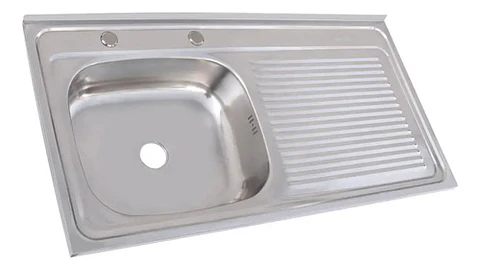 Lavaplatos Lava Vajilla Sobreponer 100x50 Taumm Derecho Gris