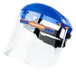 Careta Mascara De Seguridad Transparente Wadfow Wfd1308 Azul - Miniatura 1