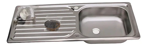 Lavaplatos Empotrable 100x44 Cm Eco P Monomando Izquie Taumm
