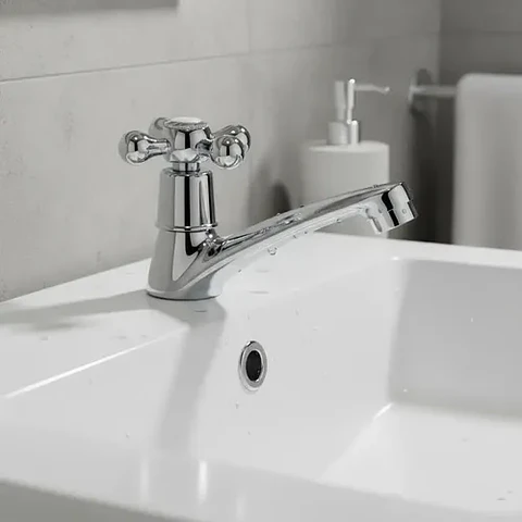 Grifería De Baño Para Lavamanos Llave Taumm Eco Cromada Cromado